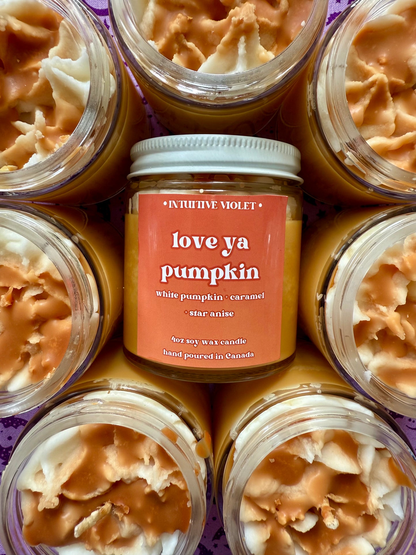 love ya pumpkin | white pumpkin + caramel