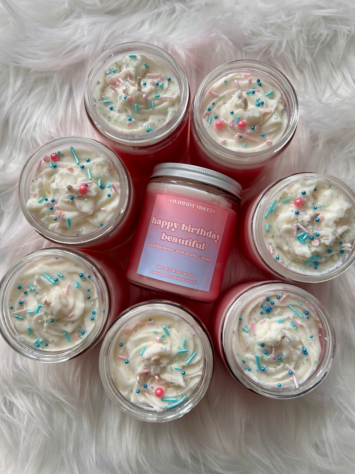 Happy Birthday Beautiful | Vanilla Cream
