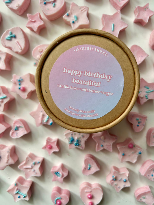 Happy Birthday Beautiful | Vanilla Cream