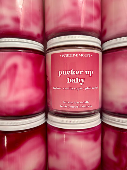 Pucker up Baby | Sugared Lychee + Pink Suede
