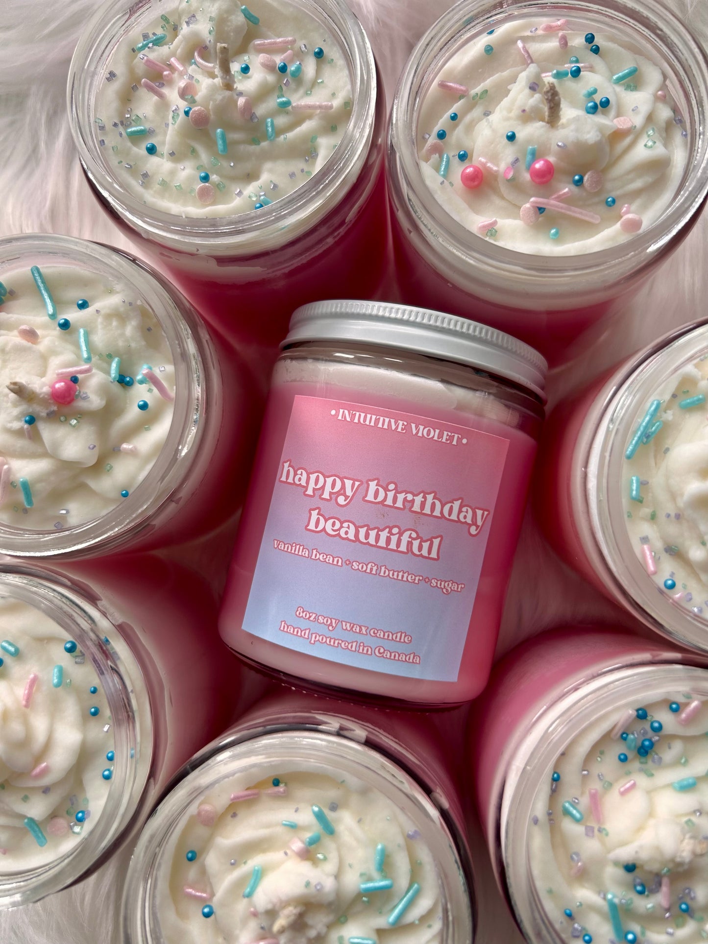 Happy Birthday Beautiful | Vanilla Cream